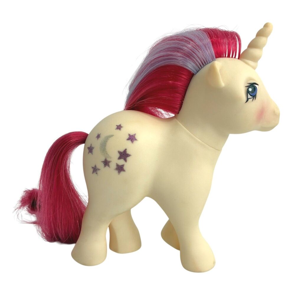 Vintage My Little Pony Moondancer G1 Unicorn Glitter Symbols Hasbro 1983 Year 2